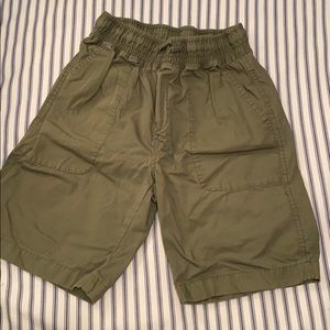 Crew cuts olive green shorts